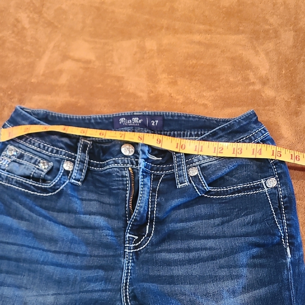 Miss Me Dark Blue Boot Cut Jeans - Picture 5 of 14